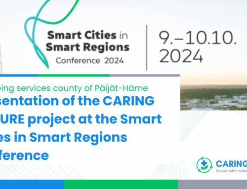 Presentation of the CARING NATURE project at the Smart Cities in Smart Regions conference