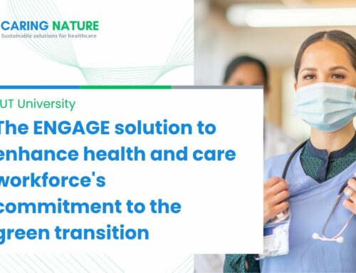 How to enhance health and care workforce’s commitment to the green transition thanks to the ENGAGE solution ?