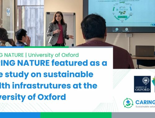 CARING NATURE featured as a case study on sustainable health infrastrutures at the University of Oxford